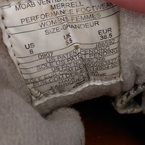 Merrell Moab Ventilator Performance Footwear - Picture 2 of 4